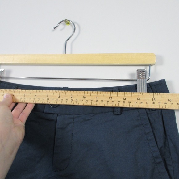 Banana Republic Martin Fit Chino Shorts Women 6 Blue Y2K Casual Preppy 206 - Picture 8 of 11